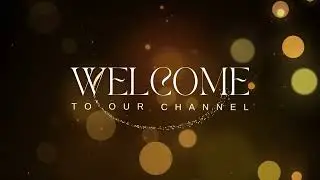Welcome to my channel | Elegant Intro Template