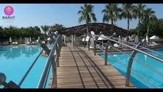 4K UHD - Barut Lara (Antalya Turkey) - Gardens, Pools and beach areas- June 2018