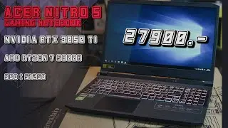 โน๊ตบุ้คมือสอง Nitro AN515-45 สเป็คแรงพร้อมการ์ดจอ RTX3050ti