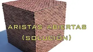 Aristas abiertas 3ds max