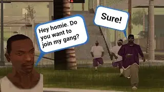 GTA San Andreas - What Will Happen if You'll Recruit an Enemy Gangster During Gang War?