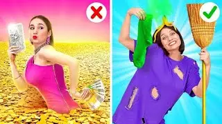 معركة رقص في المدرسة || أفضل حركات الرقص السهلة! تحدي رقص مضحك!