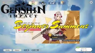 Genshin Impact (Beginners Wish Summons)