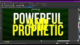 How to Design a Church flyer easily using CorelDRAW (Part 1)