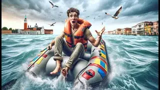 AFFONDO - Padova-Venezia in un Gommone Bucato