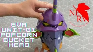 Evangelion Unit 01 Popcorn Bucket Head Figure