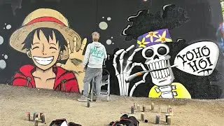 One Piece Graffiti | Hall Of Fame Rheine | Klangfarbe