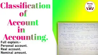 What is Classification of Account in Accounting||Personal account||full explain ||In Hindi||BCA||