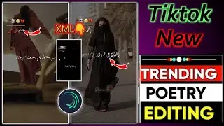 Drop Down text Effect New Trend|How To Make Urdu Poetry Videos on mobile|how to make drop down text