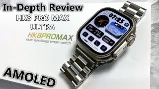 HK8 Pro Max Ultra (Amoled) In-Depth Review with Application - Best Sport SmartWatch🔥