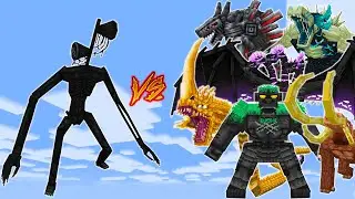 NEW SIREN HEAD vs KAIJU CRAFT | MINECRAFT PE BATTLE