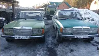 Заменили ТНВД на Мерседес 123,немного прокатились