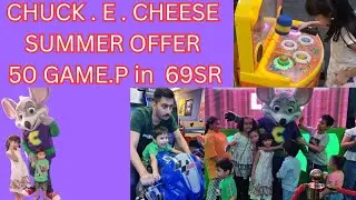 SUMMER OFFERS ☀️ At CHUCK.E. CHEESE| PAY & ENJOY WHOLE YEAR | SUMMER TIME PARTY 🥳 @chuckecheese