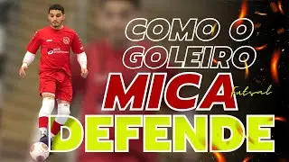 Aprenda como o Goleiro Mica defende no futsal #goleiro #futsal