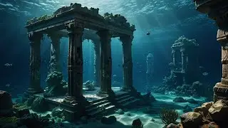 The sunken continent of Atlantis