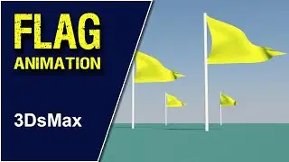 FLAG ANIMATION  in 3dsmax | @Quick3D