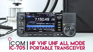 ICOM IC-705 HF VHF UHF All Mode Portable Transceiver