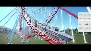 I built a ride with 50 loops (Res. 21 9)