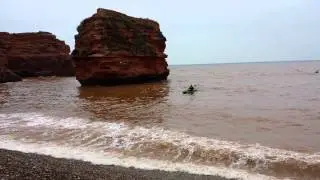 Nice sideways dismount!.