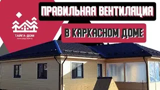 Вентиляция в каркасном доме | Дом 160 м2