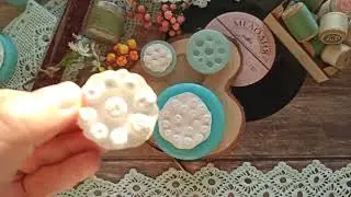 Обзор молдов "E.va mold". Реалистичные ягоды  и сердцевинки для создания цветов.