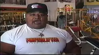 Anthony Clark back workout