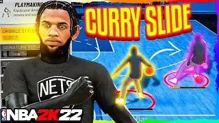 HOW TO UNLOCK THE CURRY SLIDE ANIMATION IN NBA 2K22! BEST DRIBBLE MOVES + FASTEST SIGNATURE STYLES!