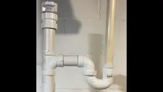 How to vent a p trap with an air admittance valve.
