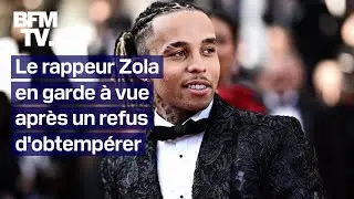 Le rappeur Zola en garde à vue après un refus d’obtempérer à 200km/h, phares éteints