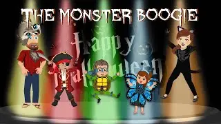 The Monster Boogie | Halloween Songs For Kids | Dance Party Songs | Club Jonesy Adventures