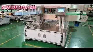 Labeling Machine with Printer for Flat Bottles