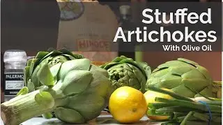 Stuffed Artichokes With Olive Oil. Easy,Ouickly,Delicious and Healthy.