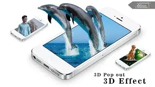 3D Pop Out  & 3D Effect || Instagram 3D Pop out Photoshop tutorial ||