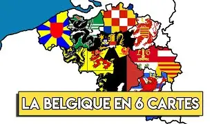 6 MAPS OF BELGIUM