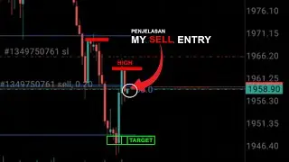 CARA ENTRY FOLLOW TREND SETELAH KOREKSI HARGA XAUUSD FOREX TRADING