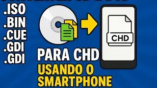 Converta .iso .bin .cue .cdi .gdi para CHD pelo Android facilmente!