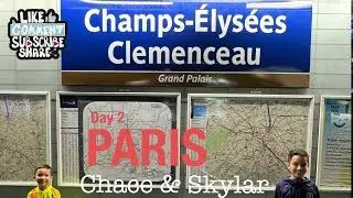Saint Germain | Arc de Triomphe | Chef Andrez | Paris Episode 2 with Chace and Skylar