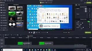 how to add animation button subscriber in video using camtasia studio 2019/2020 urdu/Hindi
