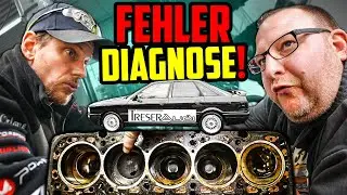 Marco & Björn auf FEHLERSUCHE! - Audi 90 Quattro 5 Zyl TURBO - Diagnose: KOPFDICHTUNGSSCHADEN!