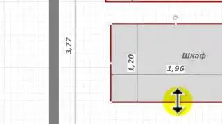 Как расставить мебель на  плане комнаты в программе Visio
