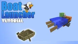 Minecraft 1.11 - Boat Launcher Tutorial