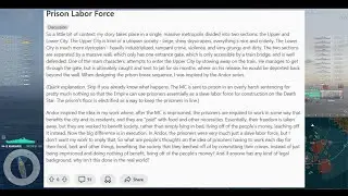 Worldbuilding, dystopia, and prison labor- a short response