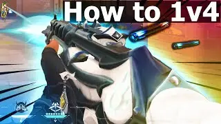 How to clutch a 1v4🧠 with Sova - Valorant Guide