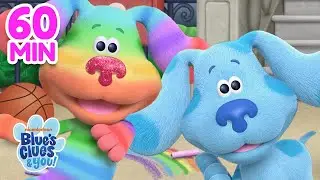 Blue Skidoos & Meets Rainbow Puppy! w/ Josh | 60 Minutes | Blue's Clues & You!