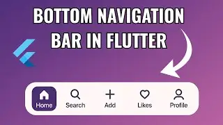 Flutter Bottom Navigation Bar UI Tutorial | Attractive Multi-Screen App Design