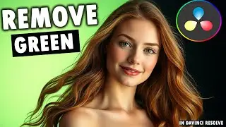 How To Remove GREEN SCREEN In Davinci Resolve - Quick Tutorial
