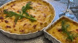 Gratin de fenouil au poulet