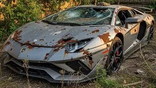 Restoring an $800,000 ABANDONED Lamborghini Aventador SVJ! 🔥 Trash to Treasure