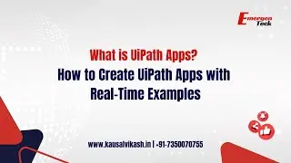 27: What is UiPath Apps? | How to Create UiPath Apps with Real-Time Examples