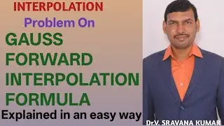 Gauss forward Formula